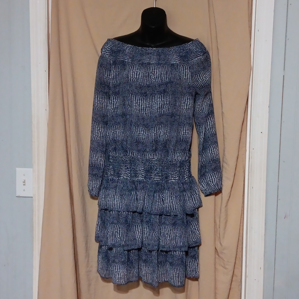 Michael Kors, Navy/White print dress, size M